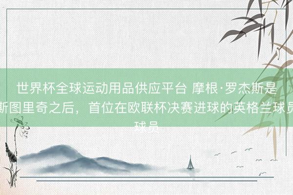世界杯全球運動用品供應平臺 摩根·羅杰斯是斯圖里奇之后,首位在歐聯杯決賽進球的英格蘭球員